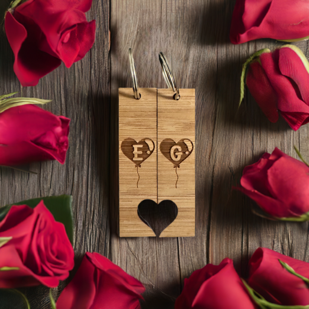 Sleutelhanger voor couples gepersonaliseerd