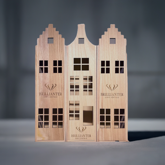 Gegraveerde wijnkisten